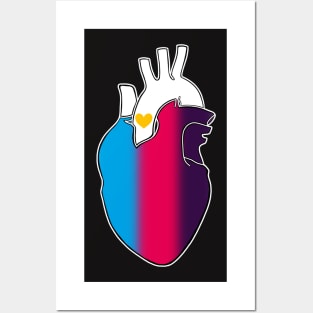 Polyamorous Pride Heart Posters and Art
